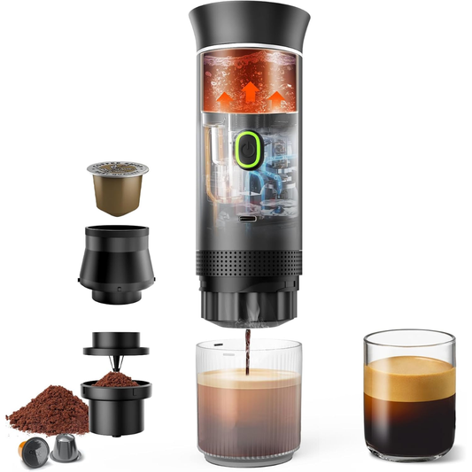 Cafetera Portátil Inteligente 3 en 1