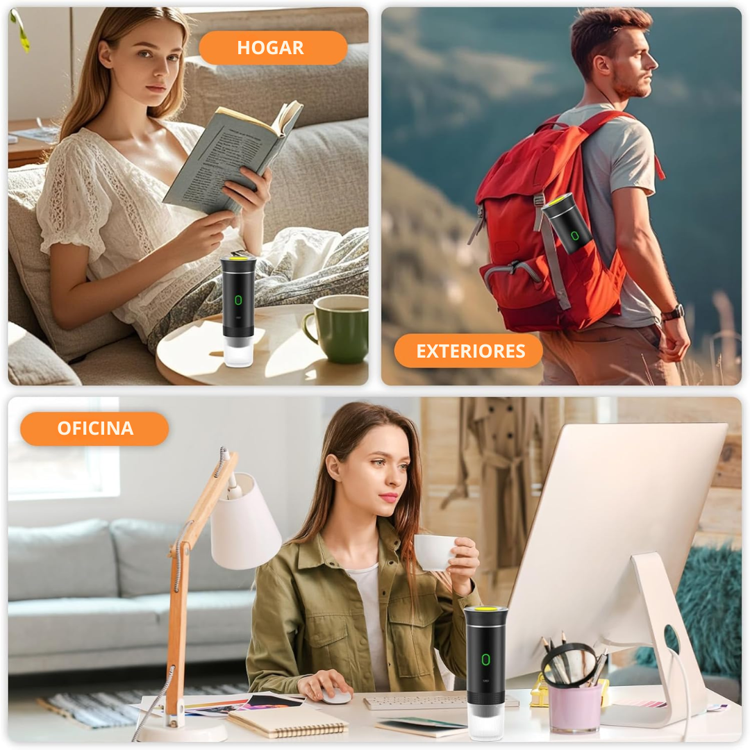 Cafetera Portátil Inteligente 3 en 1